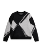 J.Lindeberg Men Jaxton Knitted Sweater - Black - Alpingaraget
