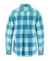 Fjällräven Övik Heavy Flannel Shirt Women - Dawn Blue-Breeze Blue - Alpingaraget