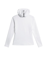 J.Lindeberg Women Aerialle Zip Hood - White - Alpingaraget