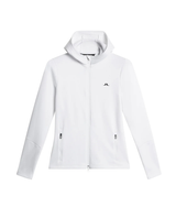 J.Lindeberg Women Aerialle Zip Hood - White - Alpingaraget