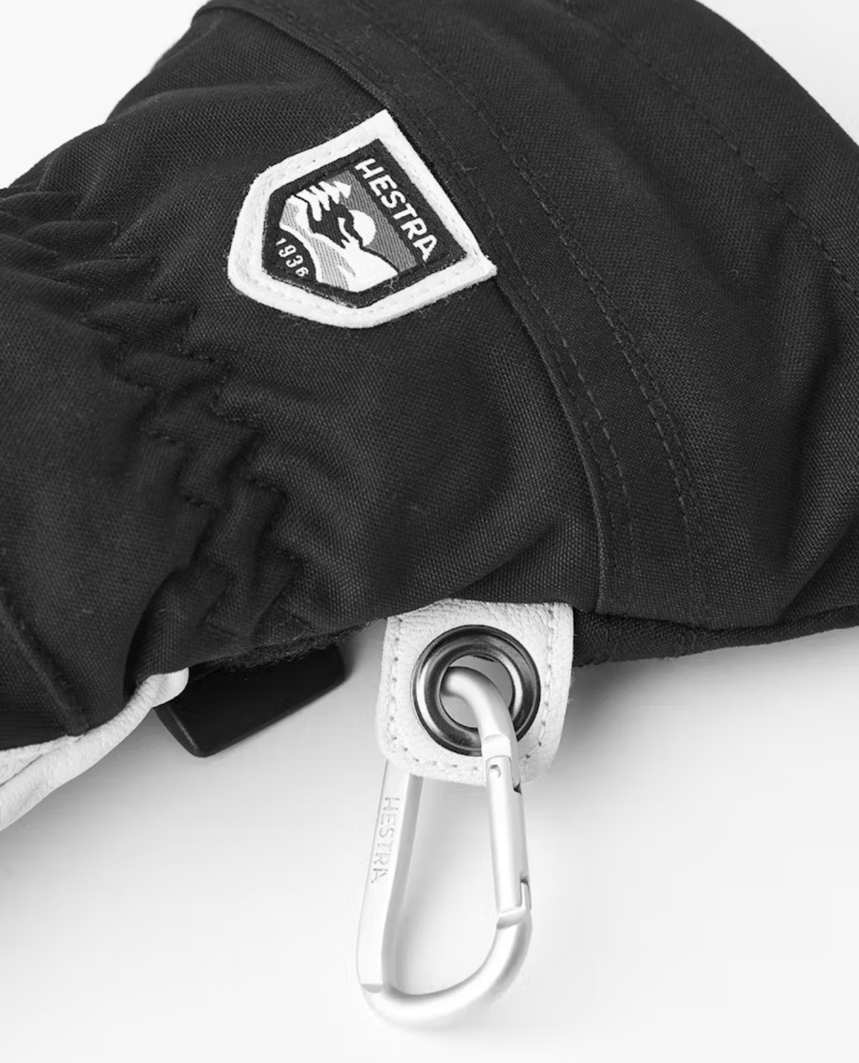 HESTRA Heli Ski Female Mitt - Black/Offwhite - Alpingaraget