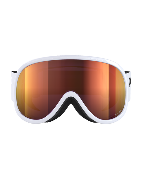 POC Retina Mid - Hydrogen White/Partly Sunny Orange - Alpingaraget