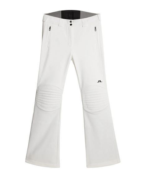 J.Lindeberg Women Stanford Softshell Ski Pant - White - Alpingaraget