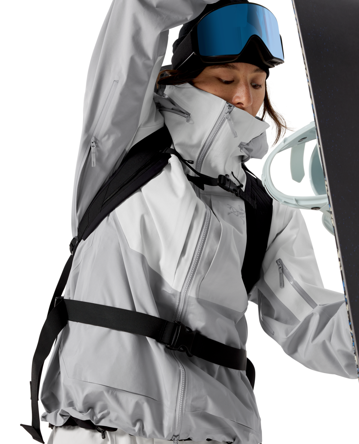 Arc'teryx Women Incendia Jacket - Solitude / Arctic Silk - Alpingaraget
