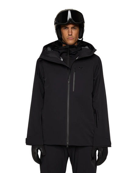 J.Lindeberg Men Solarcore Shell Jacket - Black - Alpingaraget