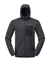 Norröna Men trollveggen warm3 Zip Hood - Phantom - Alpingaraget