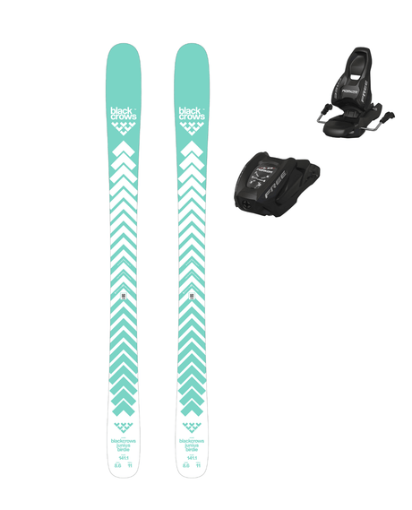 Black Crows Junius Birdie 25/26 med Marker Free 7 - Juniorskidor - Alpingaraget