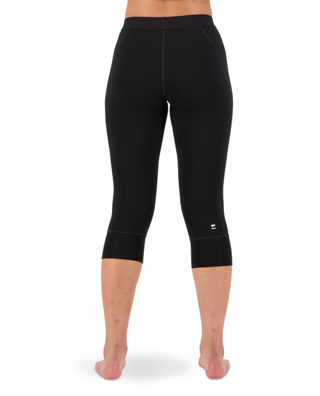 Mons Royale Women Cascade Merino Flex 3/4 Legging - Black - Alpingaraget
