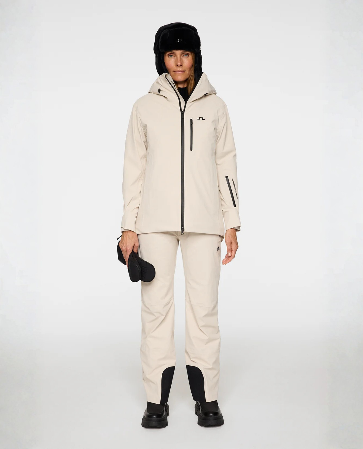 J.Lindeberg Women Solarcore Shell Pant - Moonbeam - Alpingaraget