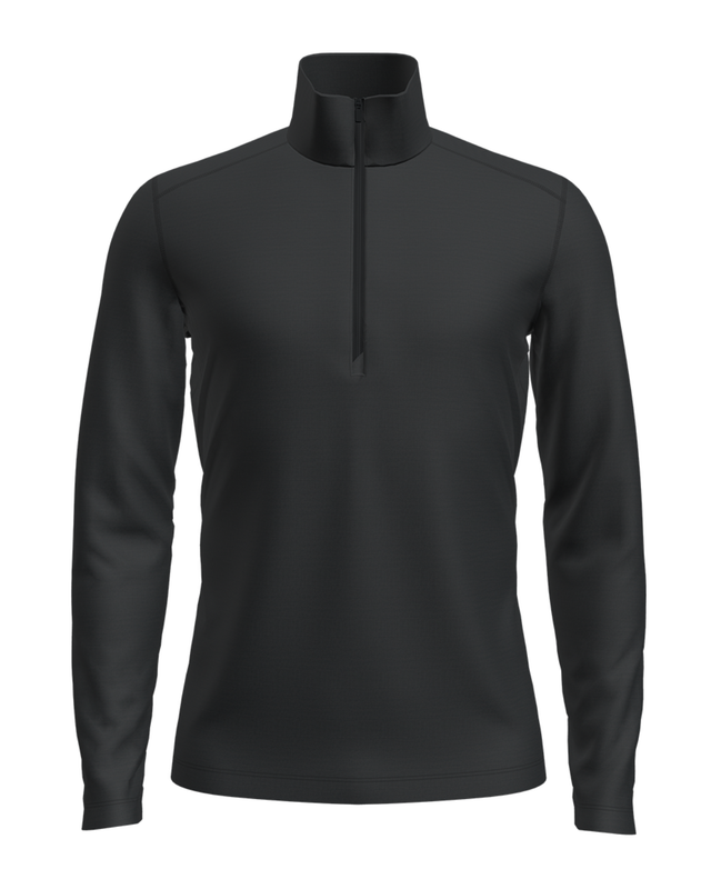 Icebreaker Men 200 Oasis Long Sleeve Half Zip - Black - Alpingaraget