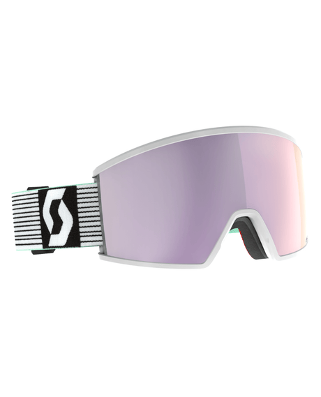 Scott Ambit AMP - White/Mint Green/Lavender Chrome S3 - Goggles - Alpingaraget