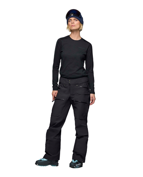 Norröna Women lofoten Gore-Tex Pro Pants - Caviar Black - Alpingaraget