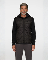 J.Lindeberg Men Gregory Hybrid Hood - Black - Alpingaraget