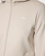 J.Lindeberg Women Aerialle Zip Hood - Moonbeam - Alpingaraget