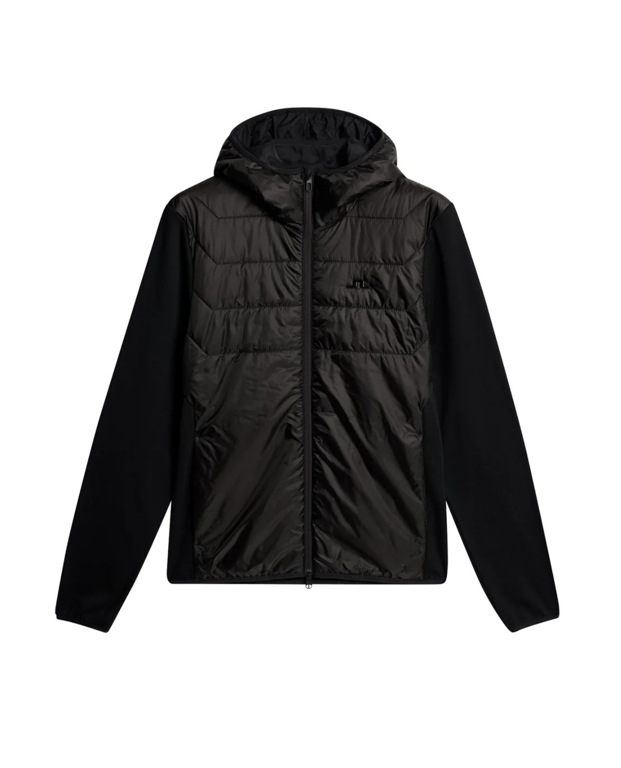 J.Lindeberg Men Gregory Hybrid Hood - Black - Alpingaraget