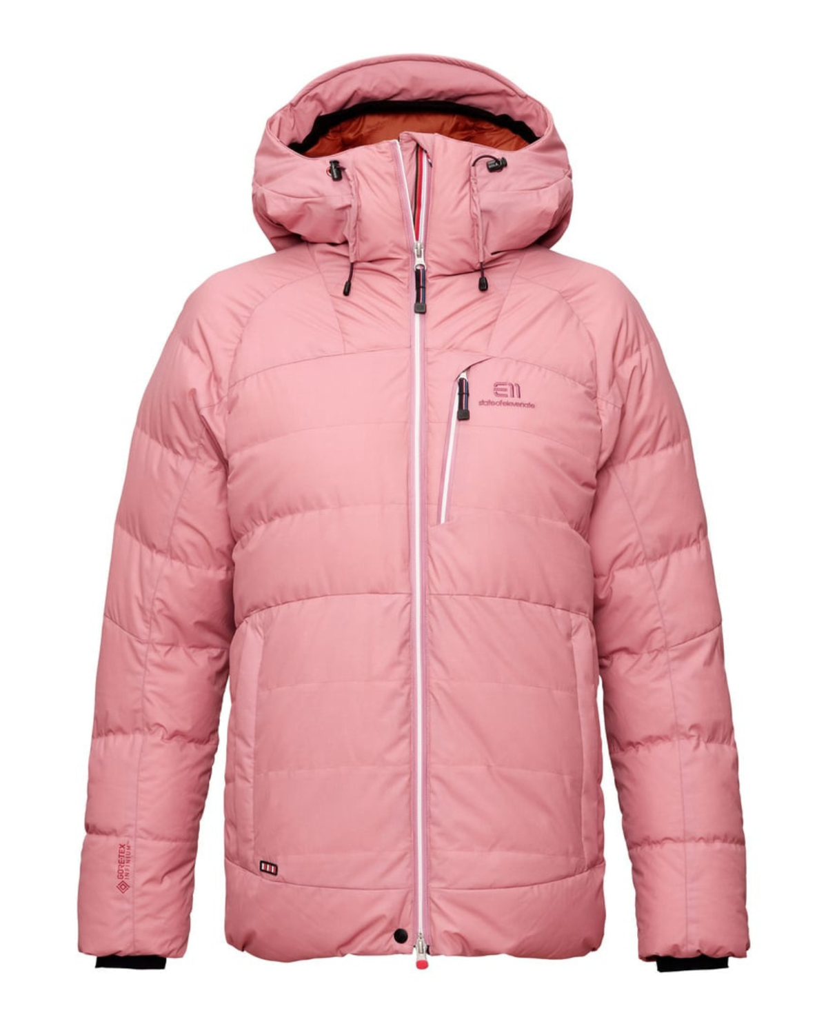Elevenate Womens Combin Down Jacket - Dark Strawberry - Alpingaraget