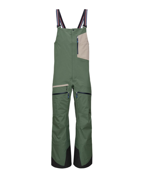 Elevenate Mens Pure Bib Pants - Bronze Green - Alpingaraget