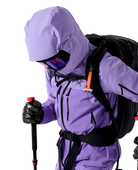 Arc'teryx Women Rush Jacket - Aster / Black - Alpingaraget