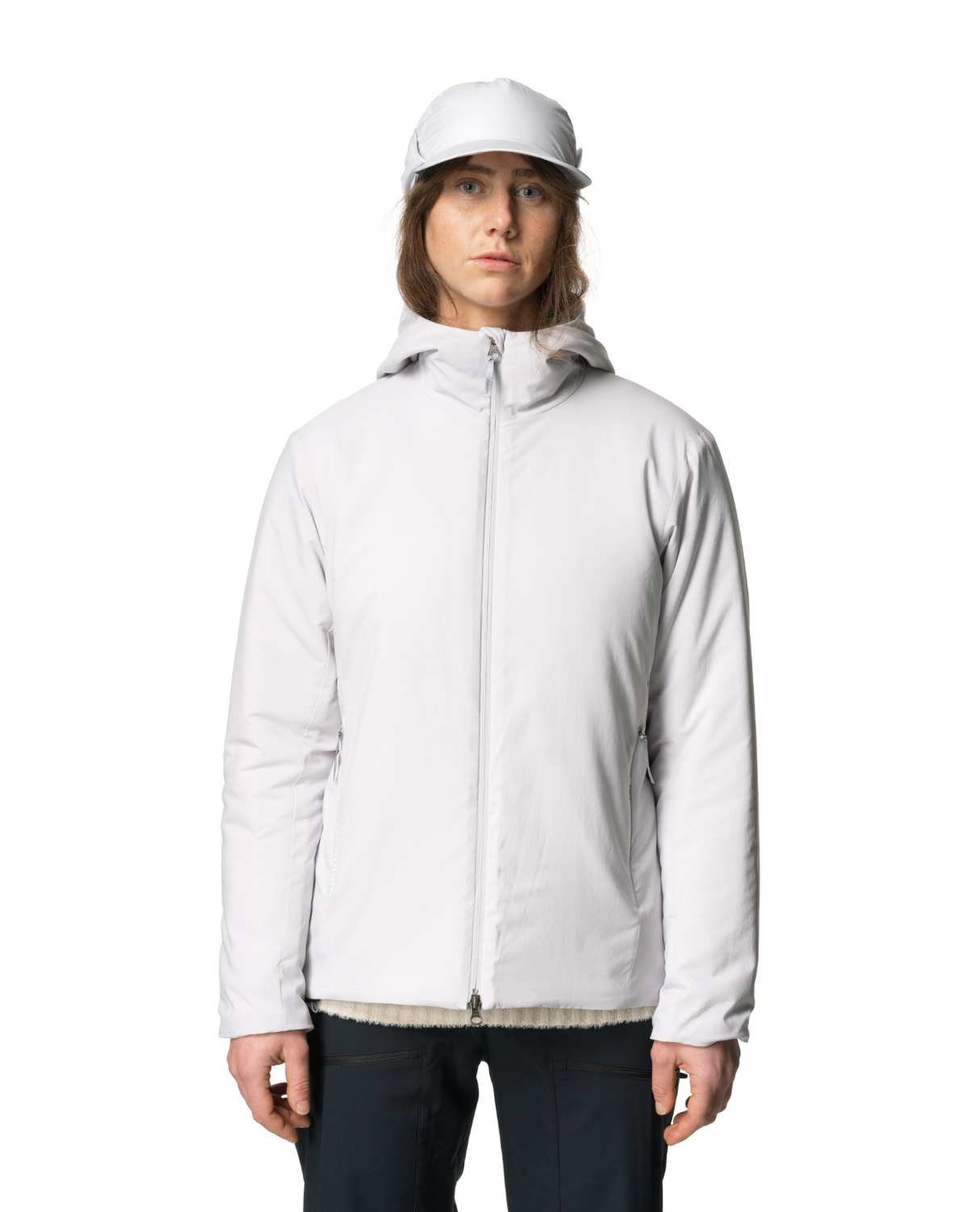 HOUDINI Womens Puff Up Insulated Houdi - A Touch Of Gray - Alpingaraget