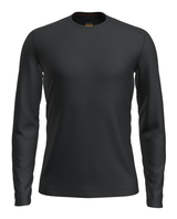 Icebreaker Men 200 Oasis Long Sleeve Crewe - Black - Alpingaraget
