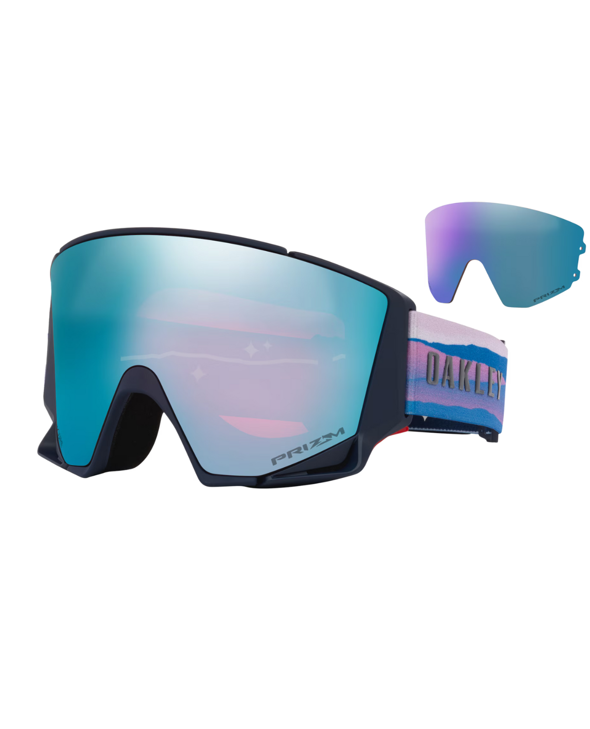 Oakley Flow Scape M - Mikeala Shiffrin Signature/ Prizm Sapphire & Prizm Iced - Alpingaraget