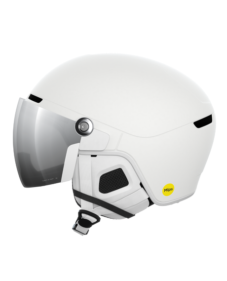 POC Obex Visor skidhjälm med justerbar passform, stl XS-XXL - Hydrogen White/Clarity Universal/Partly Sunny/Silver - Alpingaraget