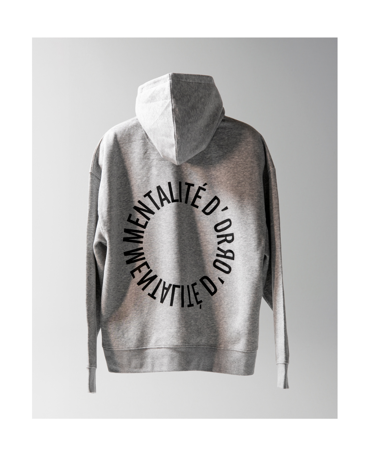 Mentalité d´Or Circle Hoodie - Grey - Alpingaraget