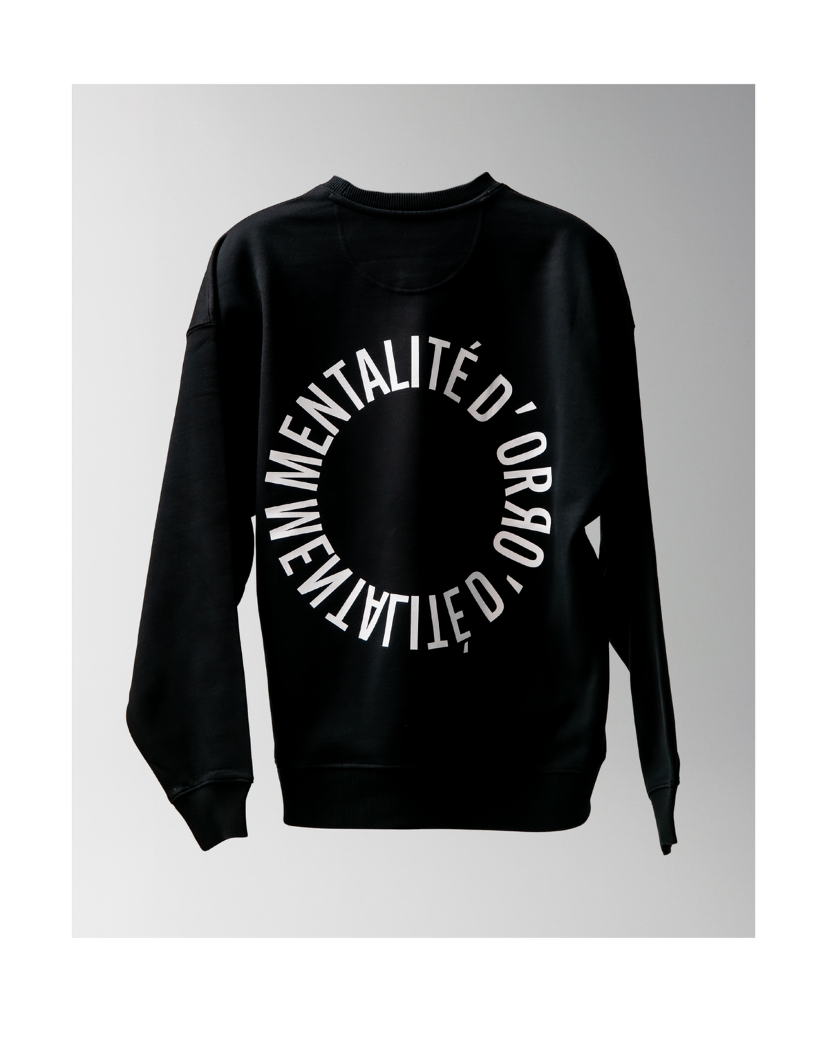 Mentalité d´Or Circle Crewneck - Black - Alpingaraget