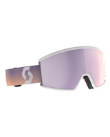 Scott Goggle Ambit Compact AMP - White/Soft Pink, Lavender Chrome S3 - Goggles - Alpingaraget