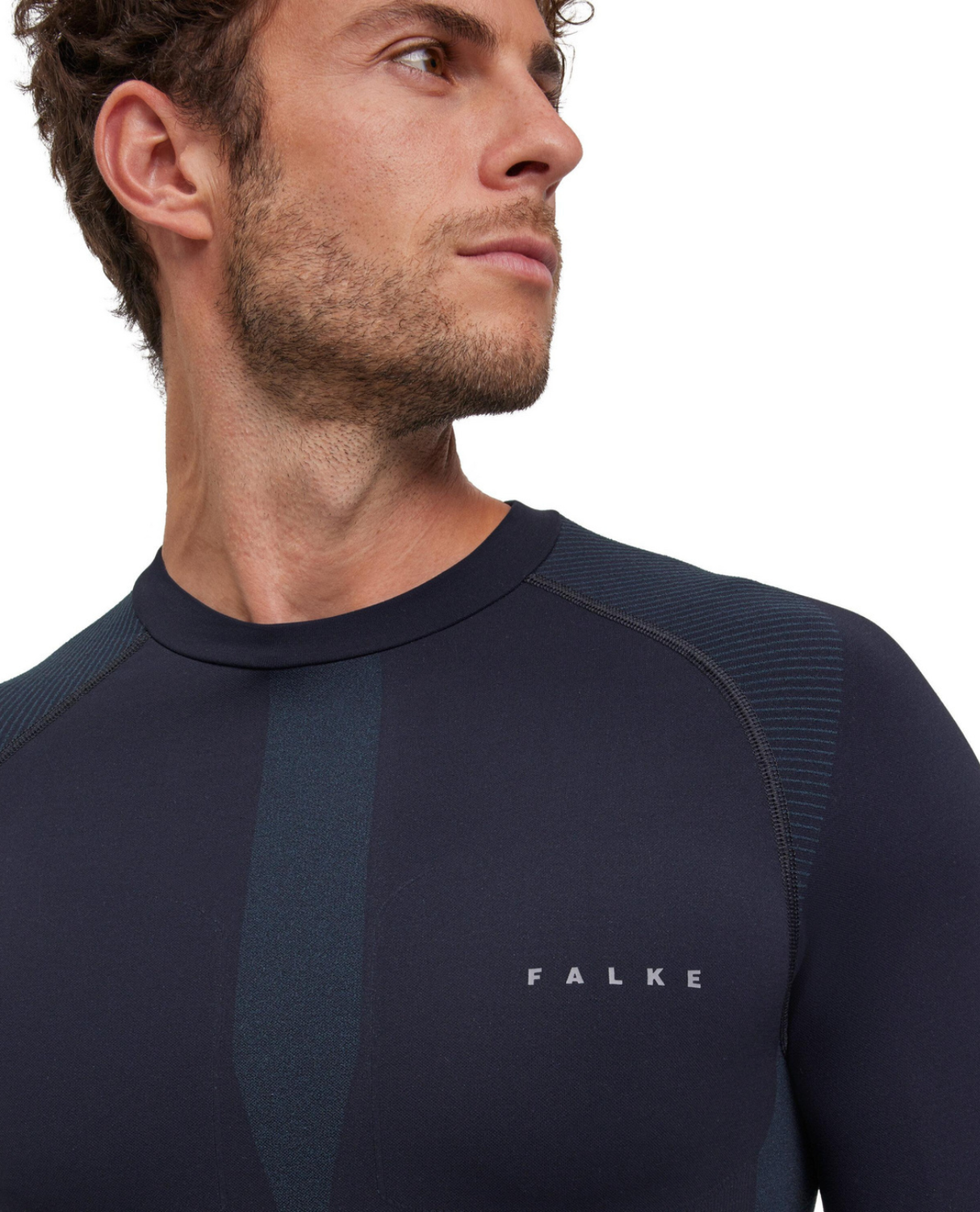 Falke Men Long-sleeve shirt Warm - Black - Alpingaraget