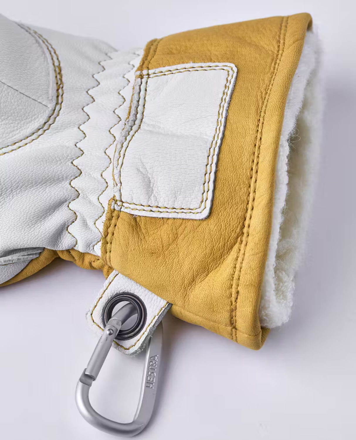 HESTRA Fält Guide Glove 5 Finger - Natural yellow/Offwhite - Alpingaraget