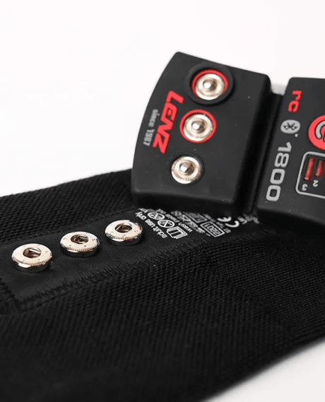LENZ Set of Heat Sock 6.1 Toe Cap Compression + RCB 1400 - Strumpor - Alpingaraget