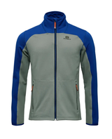 Elevenate Mens Skiers Fleece Zip - Gray Green - Alpingaraget