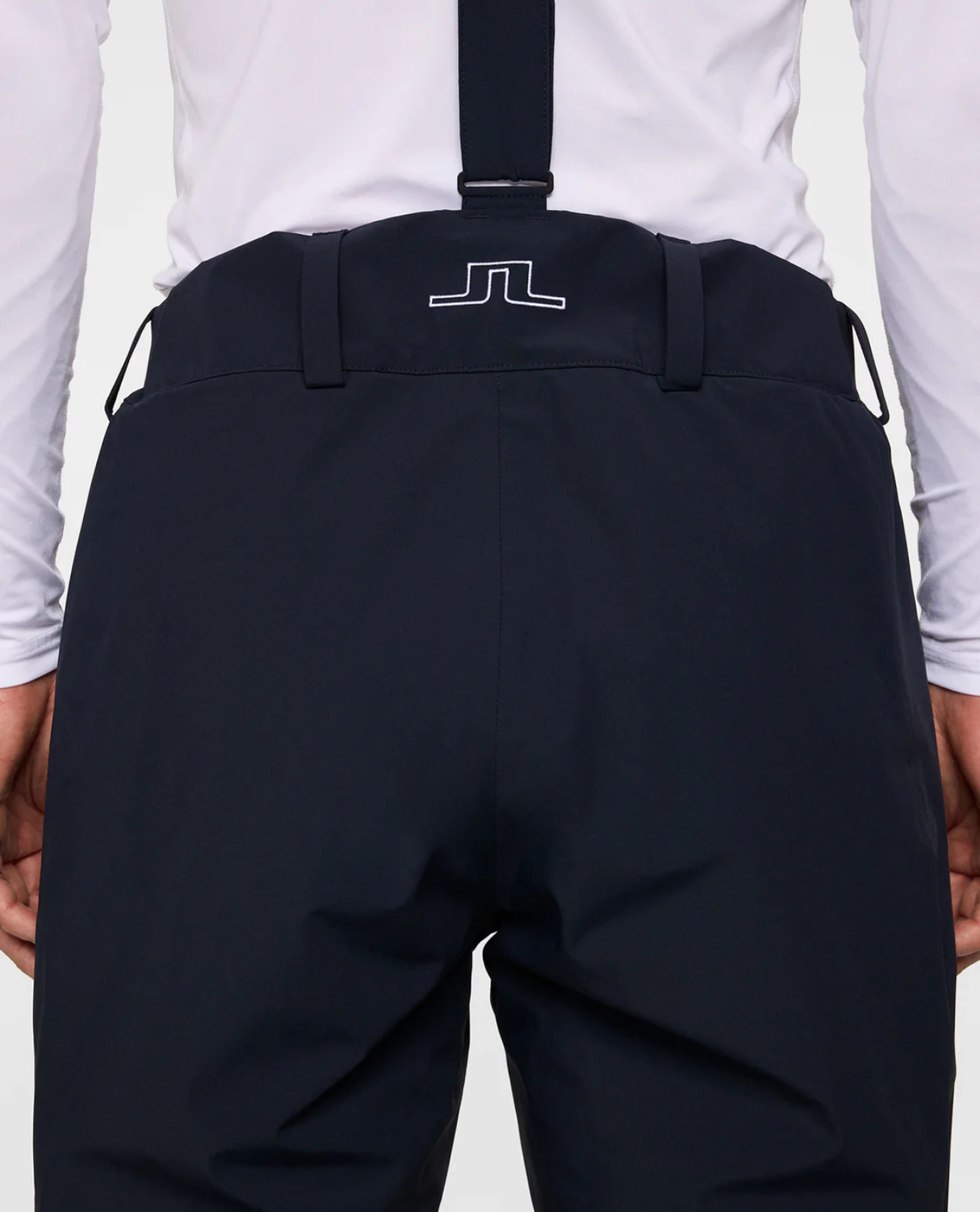 J.Lindeberg Men Alta Suspender Pants - JL Navy - Alpingaraget