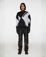 J.Lindeberg Men Jaxton Knitted Sweater - Black - Alpingaraget