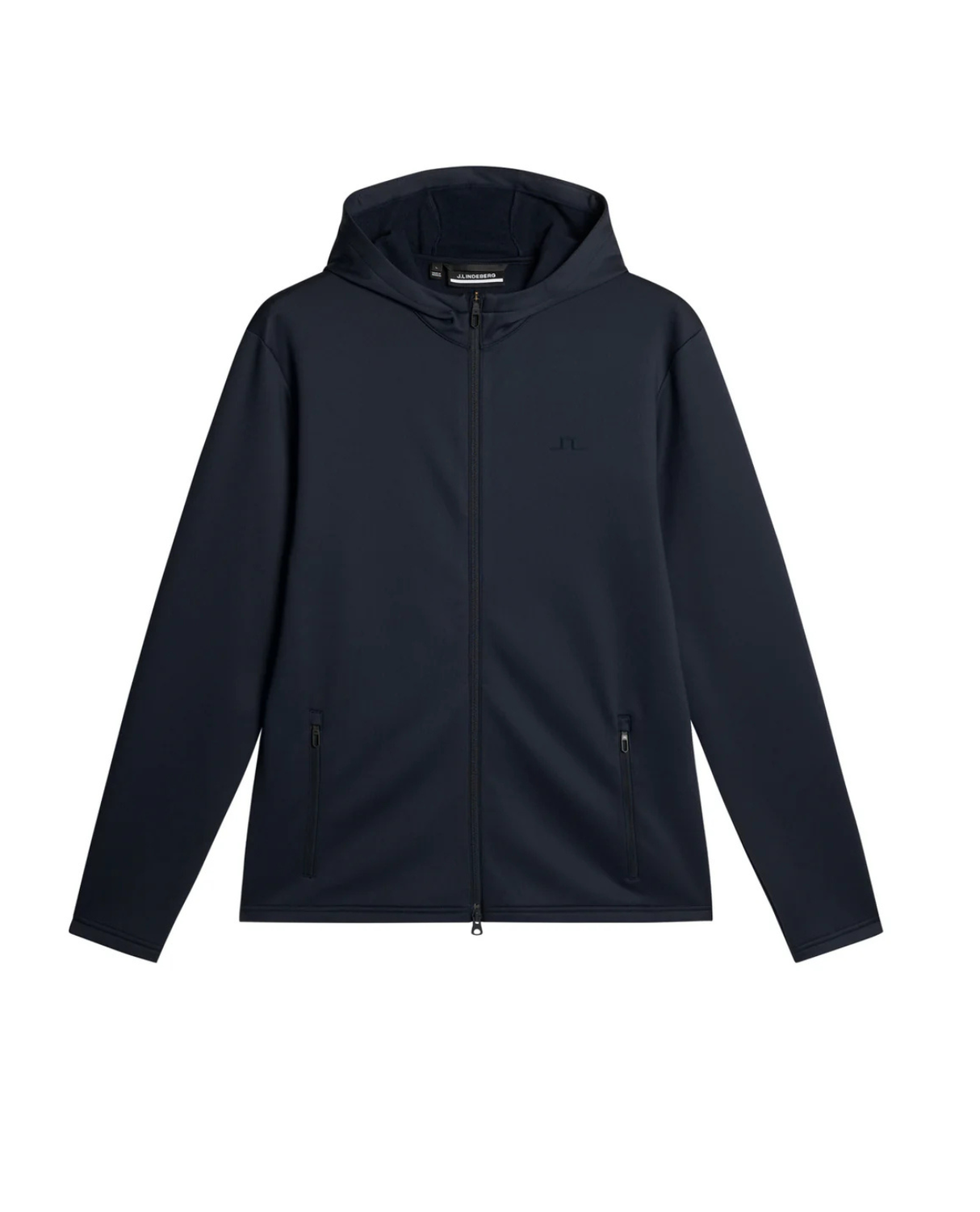 J.Lindeberg Men Aerial Full Zip Hood - JL Navy - Alpingaraget