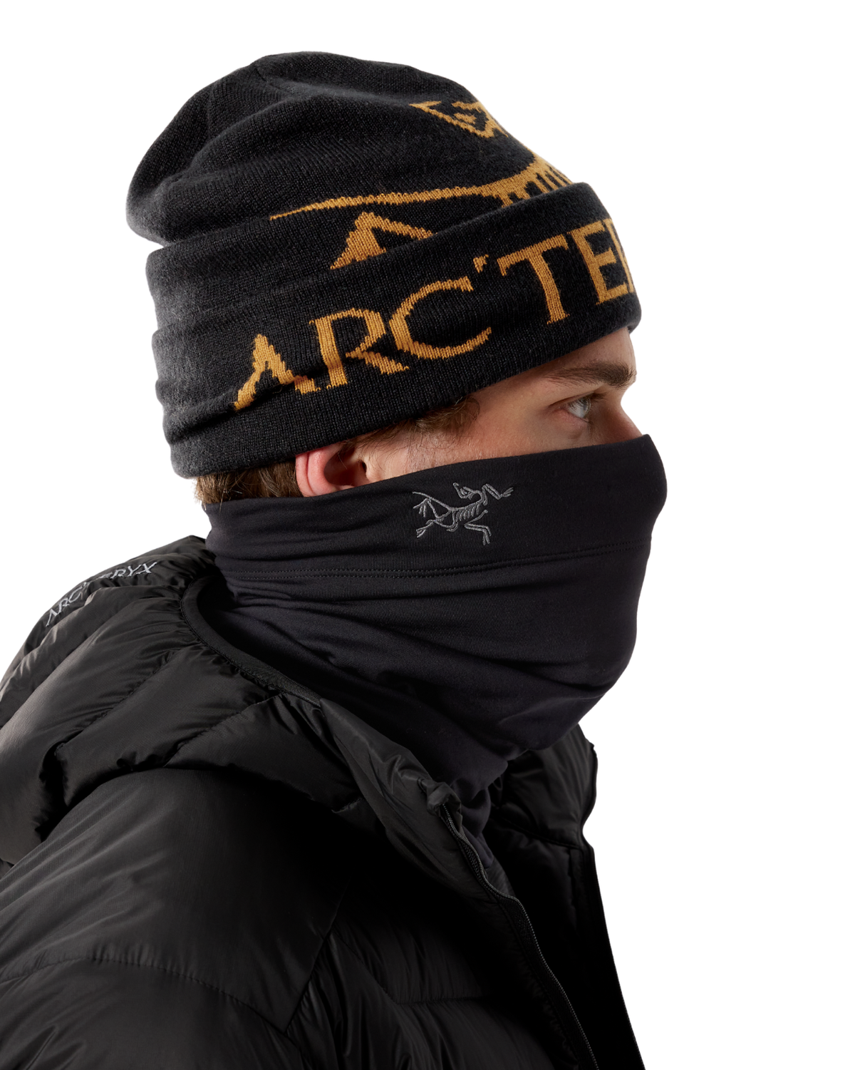 Arc'teryx Women Rho Neck Gaiter Long - Black - Alpingaraget