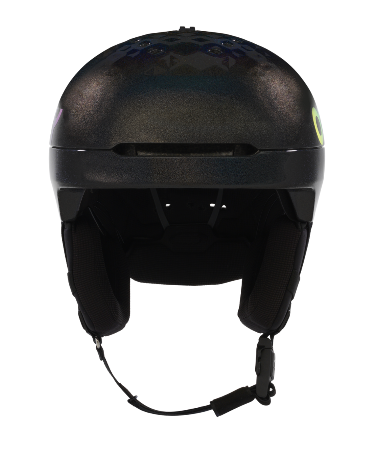 Baksidan av Oakley Mod3-skidhjälmen i Factory Pilot Galaxy. Med Boa® 360 Fit System för exakt passform, finns i storlek S-L.