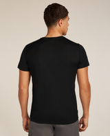 Icebreaker Men Merino 150 Tech Lite SS T Skiing Yeti - Black - Alpingaraget