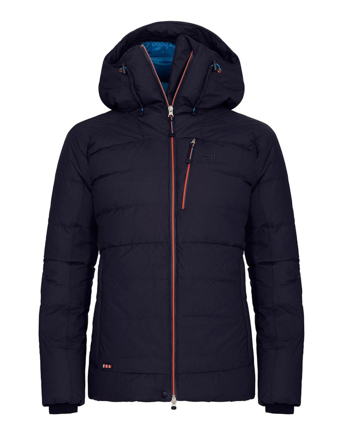 Elevenate Combin Down Jacket Women - Dark Ink mörkblå dunjacka för dam.