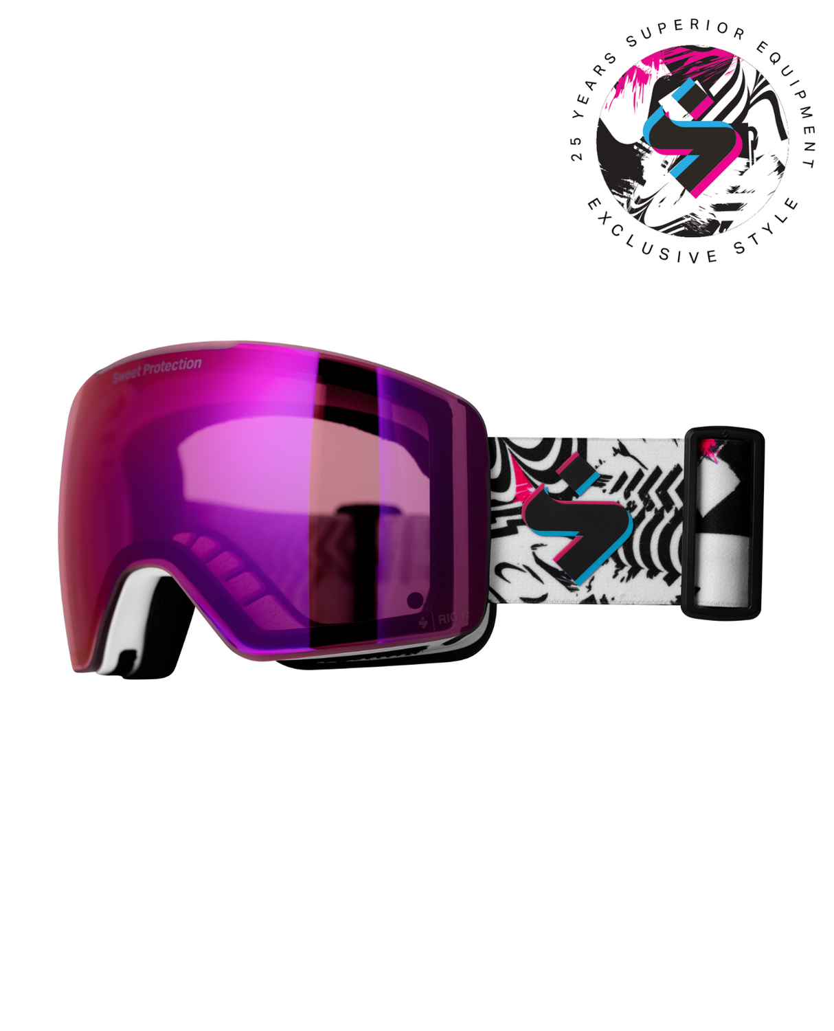 Sweet Protection Connor RIG Reflect Block Party - RIG Bixbite/Satin White/Block Party - Alpingaraget