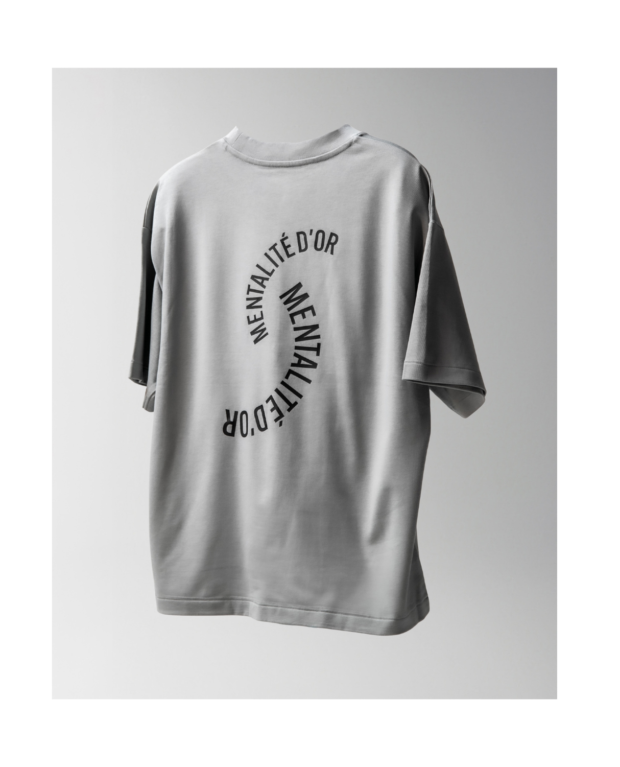 Mentalité d´Or Curve T-Shirt - Mist - Alpingaraget