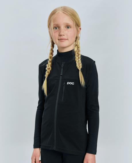 POC Junior VPD Air Vest 25/26 - Uranium Black - Ryggskydd - Alpingaraget