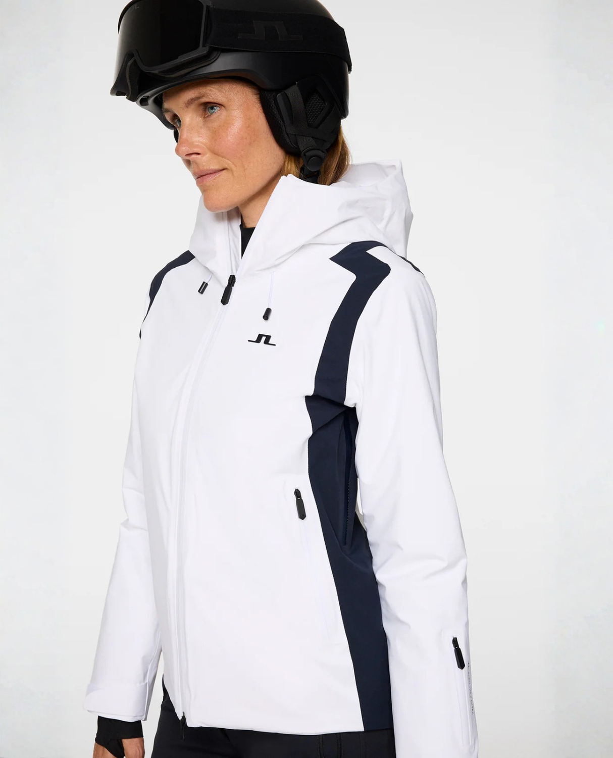 J.Lindeberg Women Elma Jacket - White - Alpingaraget