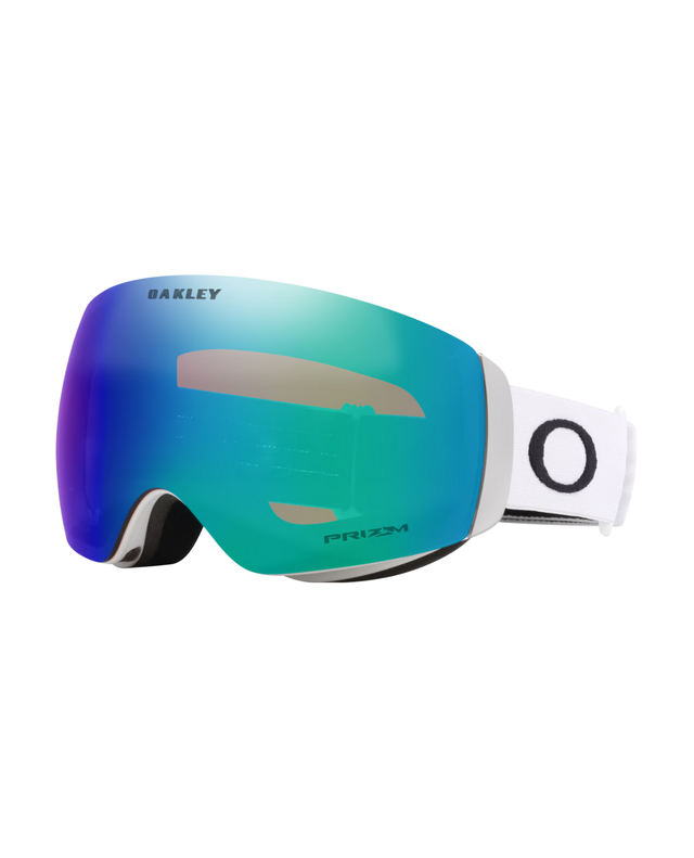 Oakley Flight Deck M - Matte White/ Prizm Argon Iridium - Alpingaraget