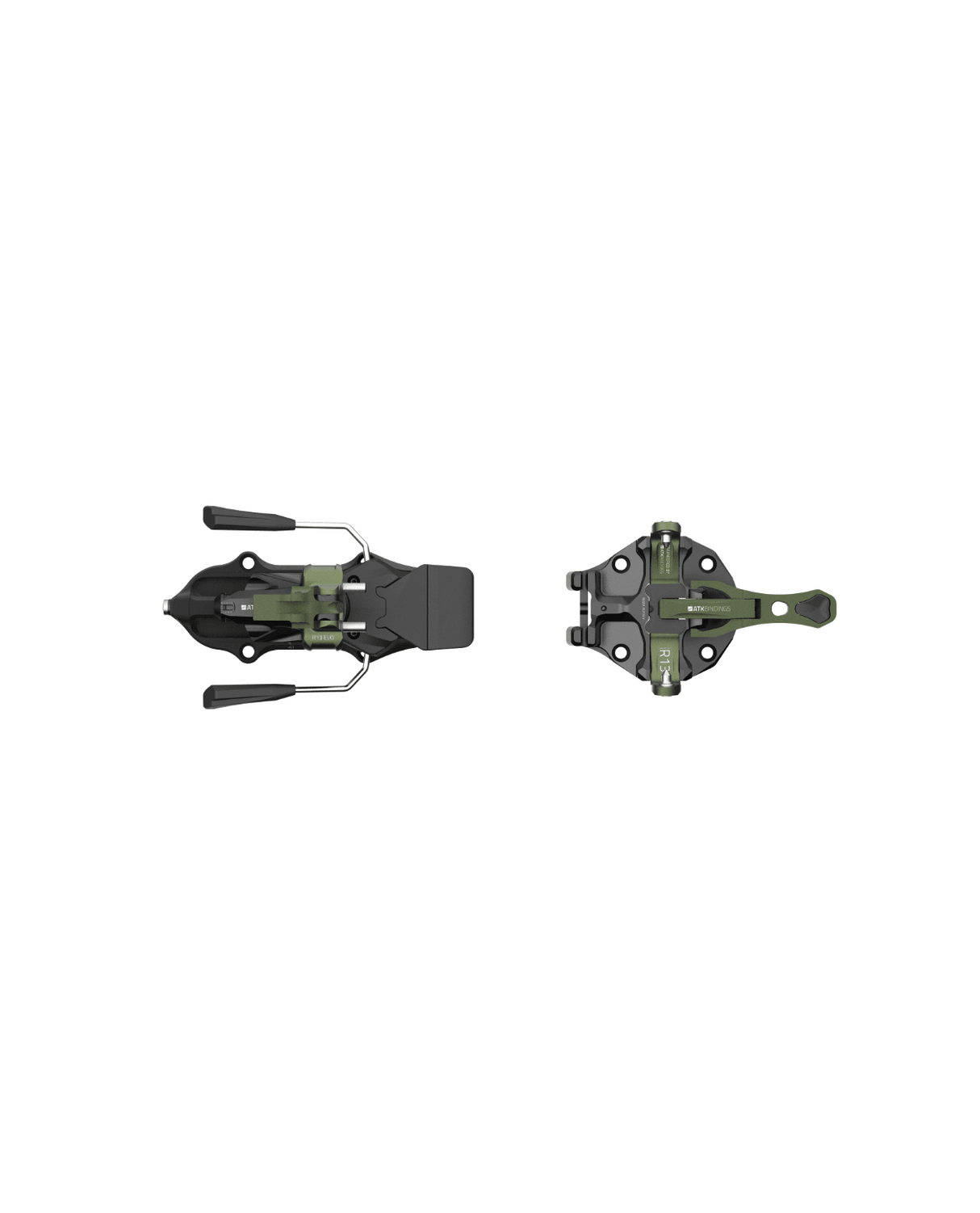 ATK RAIDER 13 EVO - CAMO GREEN - Topptursbindningar - Alpingaraget