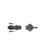 ATK RAIDER 13 EVO - CAMO GREEN - Topptursbindningar - Alpingaraget