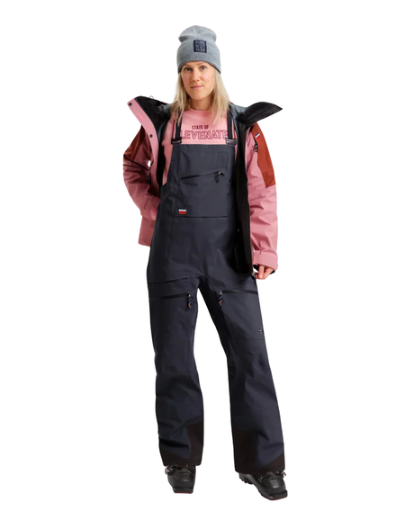 Elevenate Womens Pure Bib Pants - Dark Ink