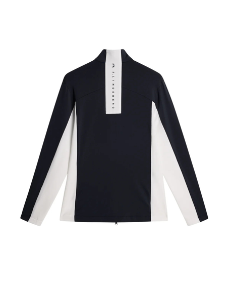 J.Lindeberg Men Banks Zip Mid Layer - JL Navy - Alpingaraget