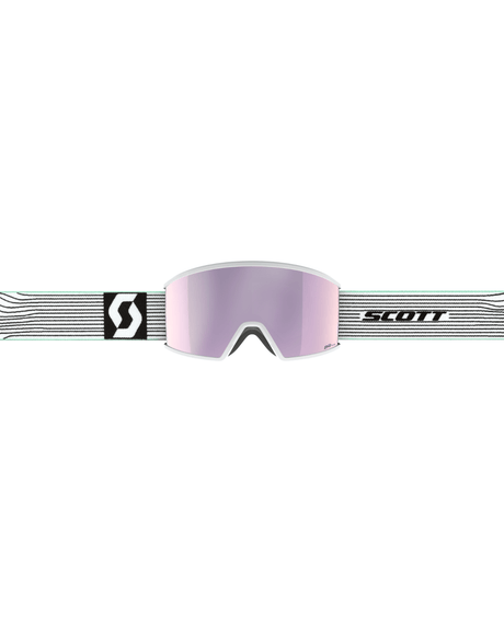 Scott Ambit AMP - White/Mint Green/Lavender Chrome S3 - Goggles - Alpingaraget